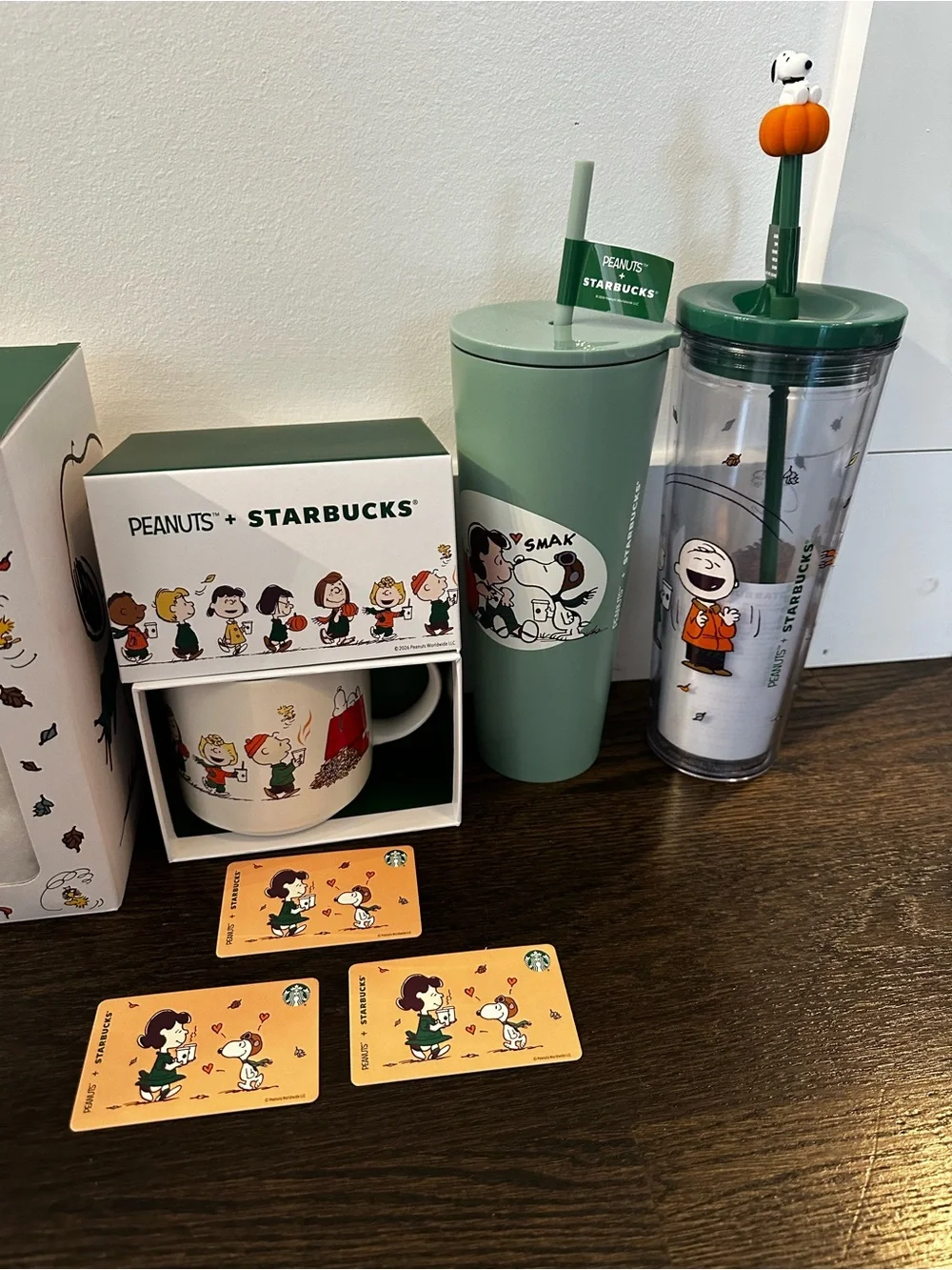 Starbucks peanuts collection